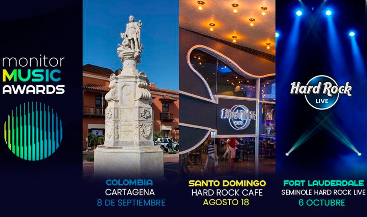 LOS MONITOR MUSIC AWARDS ANUNCIARÁN  A LOS NOMINADOS DESDE CARTAGENA, EL 8 DE SEPTIEMBRE
