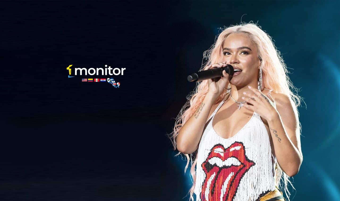 Karol G, reina absoluta de los #1 de monitorLATINO￼