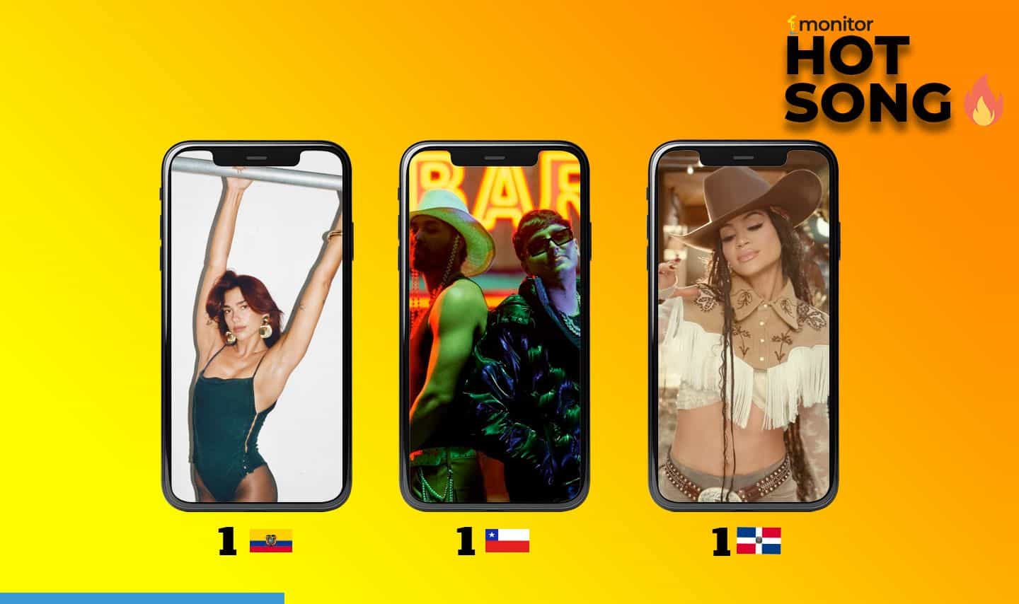 Dua Lipa, Prince Royce con Gabito Ballesteros y Natti Natasha, en tendencia