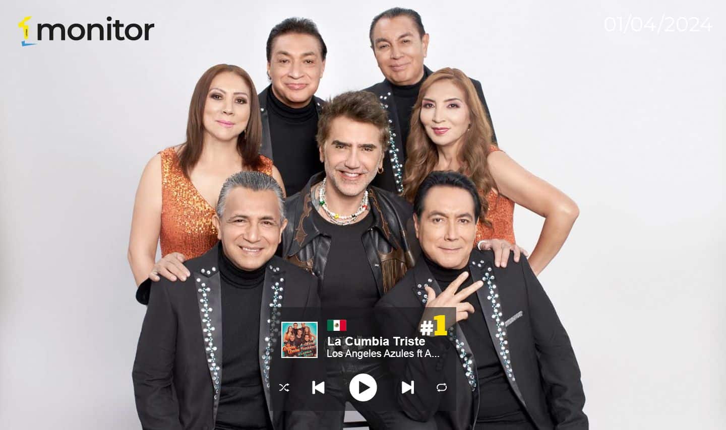 Los Ángeles Azules y Alejandro Fernández siguen siendo #1 con “La Cumbia Triste”