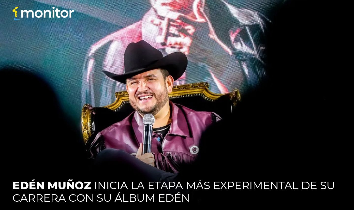 Eden Muñoz habló con la prensa de su más reciente álbum
