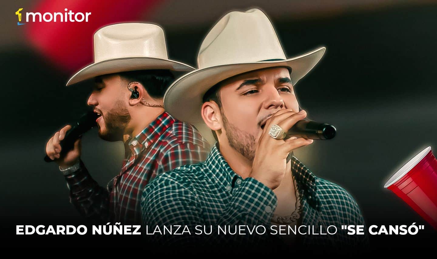 Edgardo Núñez es una de las voces más prometedoras de la nueva generación de cantantes de baladas y corridos.