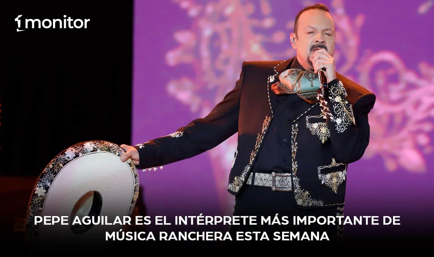 Pepe Aguilar es el intérprete más importante de música ranchera esta semana￼