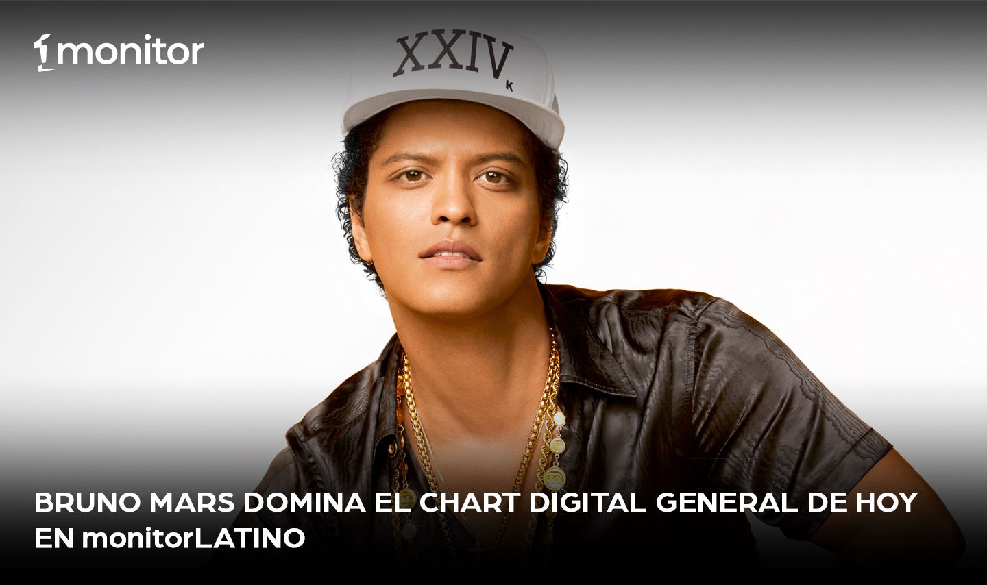 Bruno Mars domina el Chart Digital General de hoy en monitorLATINO￼