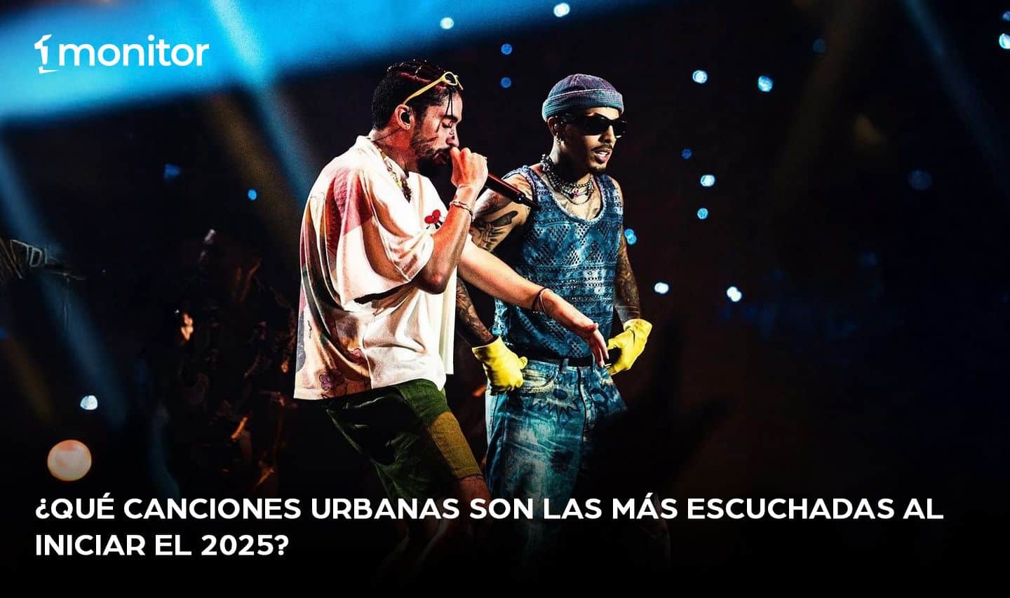 ¿Qué canciones urbanas son las más escuchadas al iniciar el 2025?￼