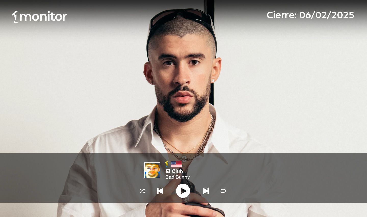 “El Clúb” sigue siendo la canción favorita de la radio latina en USA