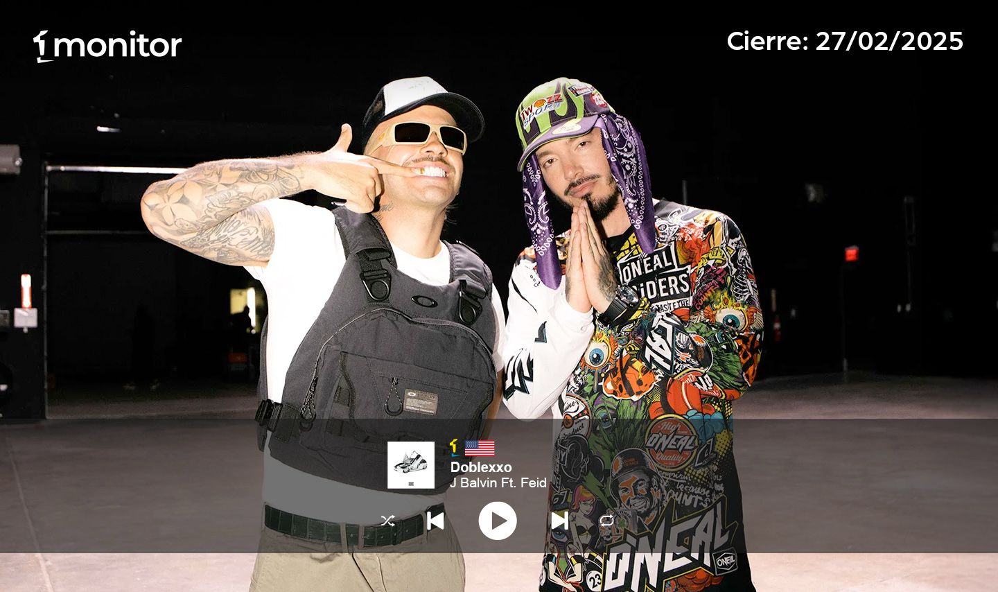 «Doblexxo”: El reggaeton colombiano conquista el #1 en Estados Unidos￼