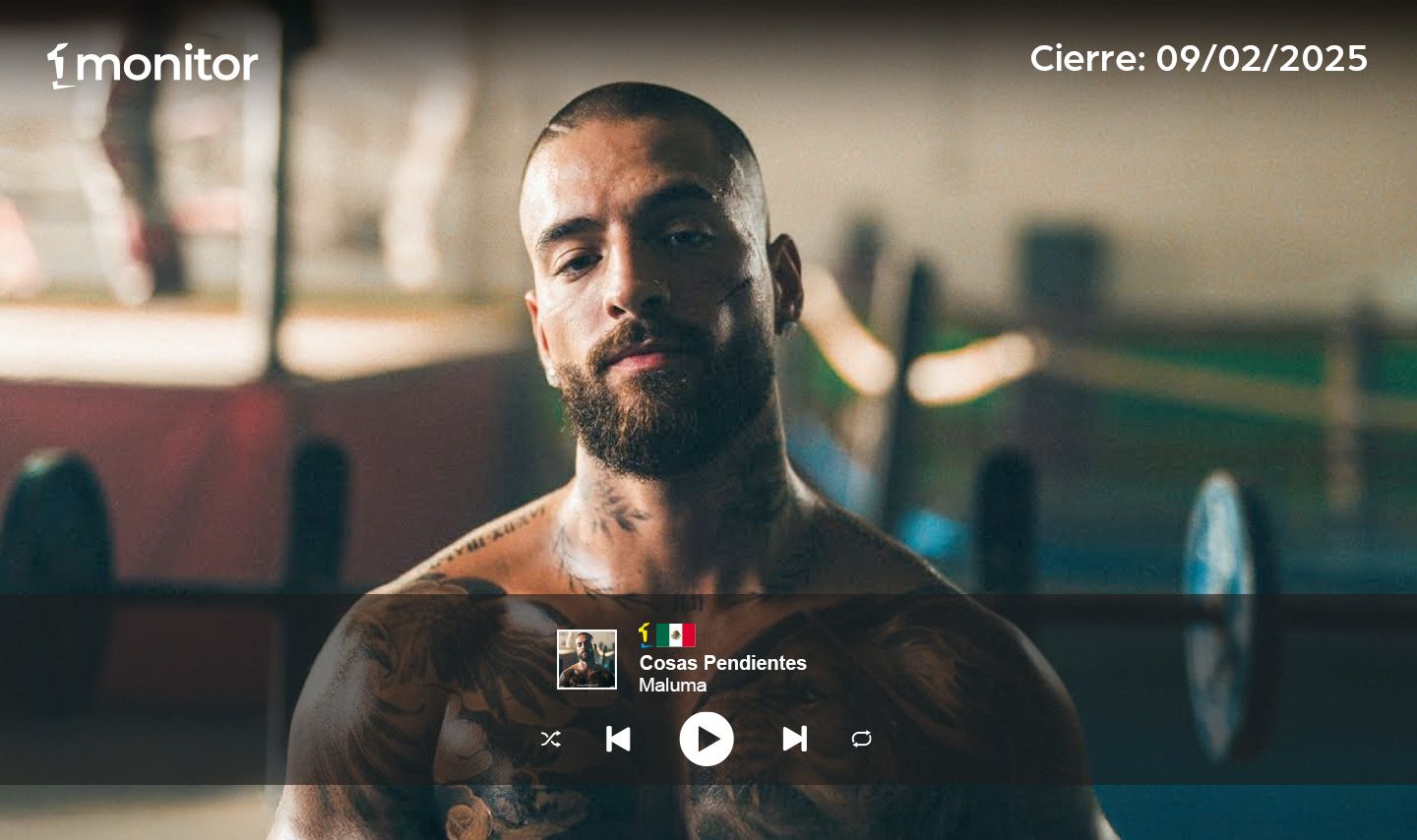Maluma es #1 con “Cosas Pendientes”￼