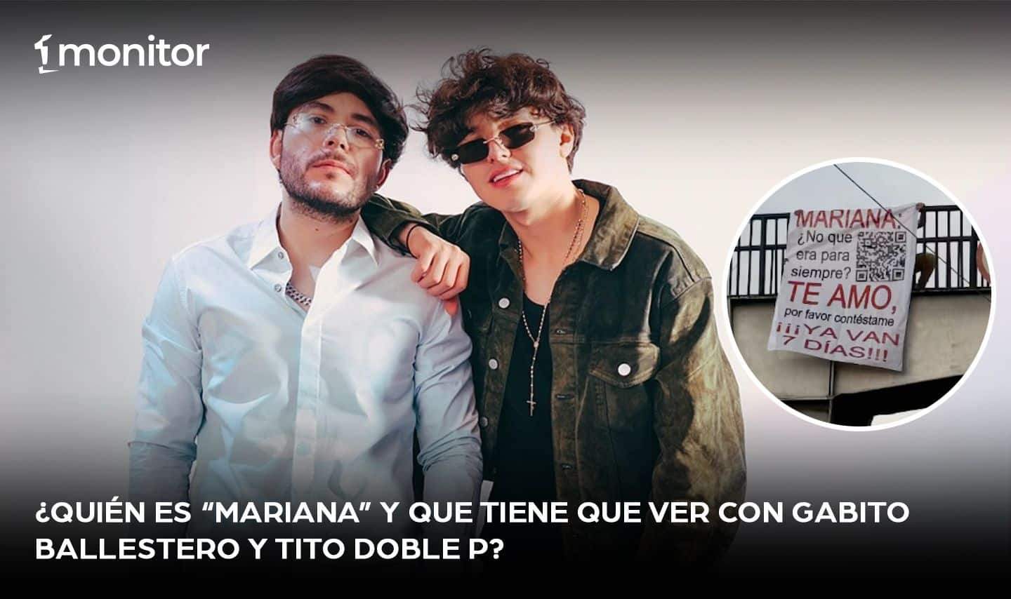 Mariana lleva “7 Días” de haber dejado a su novio. ¿ Gabito Ballesteros y Tito Doble P tienen algo que ver?