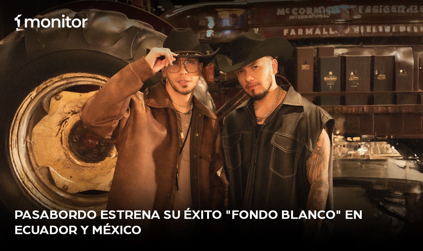 Pasabordo estrena su éxito «Fondo Blanco» en Ecuador y México￼