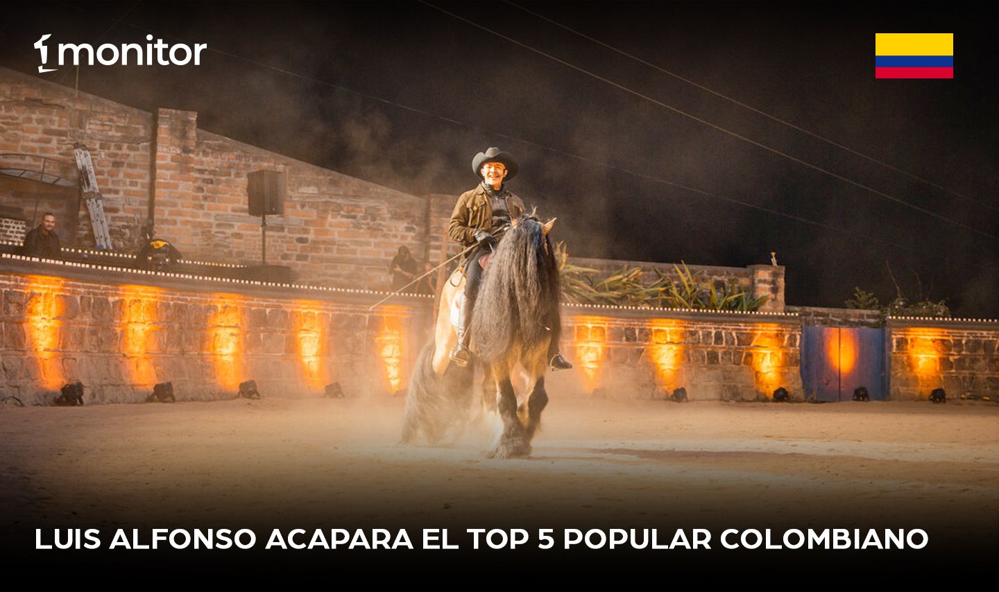 Luis Alfonso acapara el Top 5 Popular Colombiano