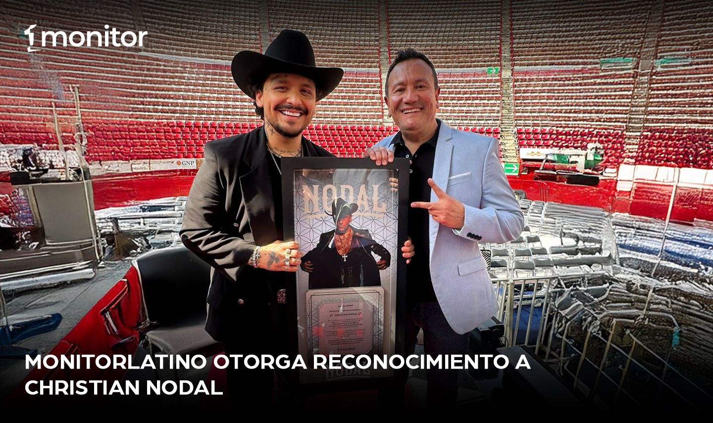 monitorLATINO otorga reconocimiento a Christian Nodal