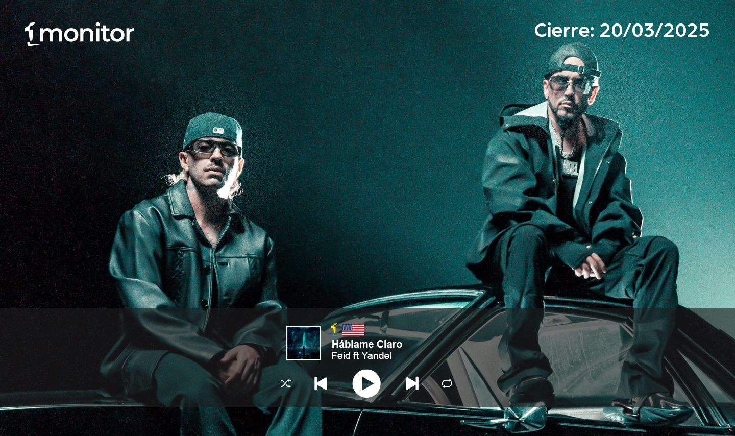 Feid vuelve a ser #1 en USA, ahora junto a Yandel