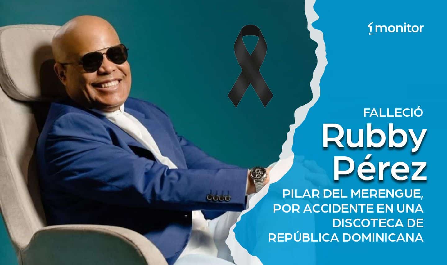 Falleció el merenguero Rubby Pérez por accidente en discoteca de República Dominicana