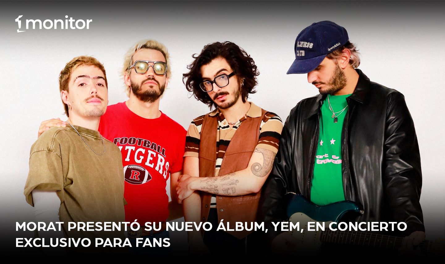 Morat presentó su nuevo álbum “YEM” en concierto exclusivo para fans ￼