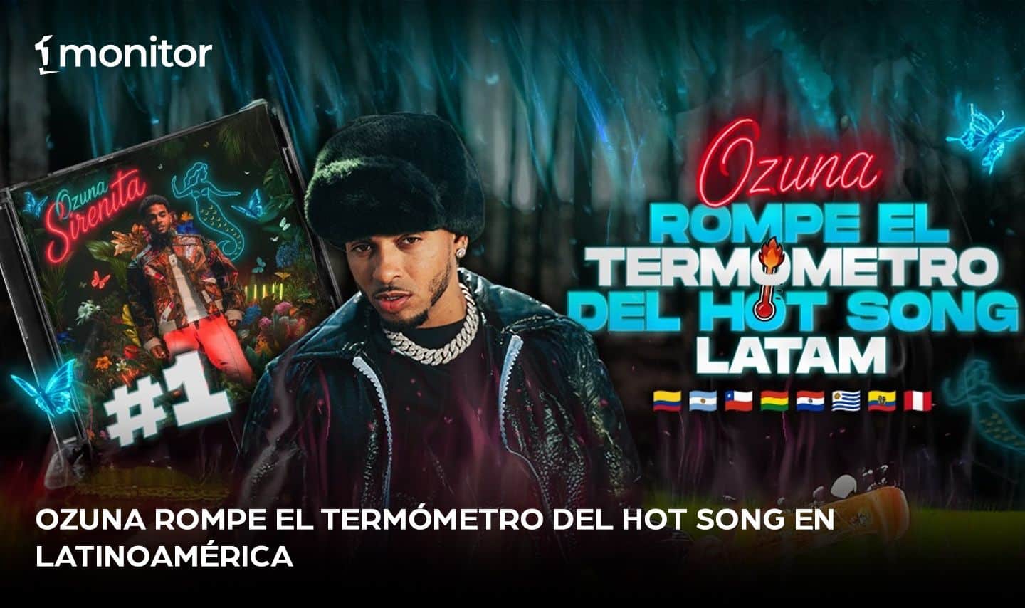Ozuna rompe el termómetro del Hot Song en Latinoamérica