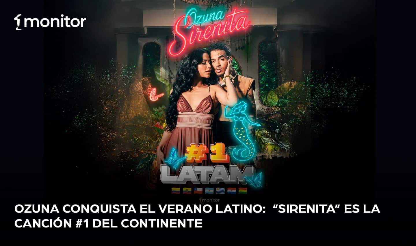 Ozuna conquista el verano latino: «Sirenita» es la canción #1 del Continente