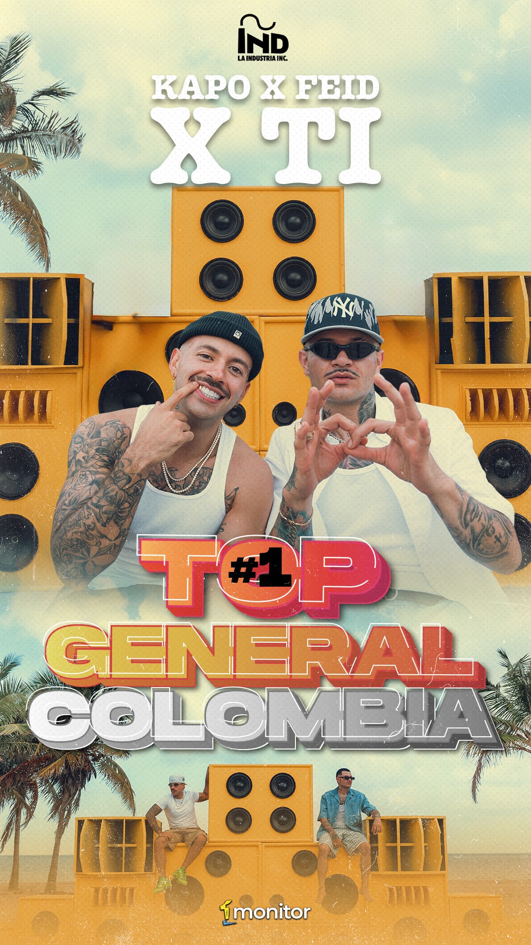 «X TI»: LA ALIANZA PODEROSA DE KAPO Y FEID QUE DOMINA LA RADIO COLOMBIANA