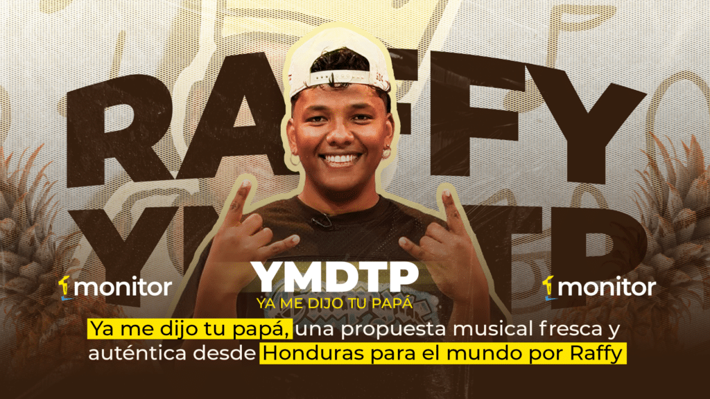 Portada del lanzamiento “Ya Me Dijo Tu Papá” de Raffy, artista hondureño.