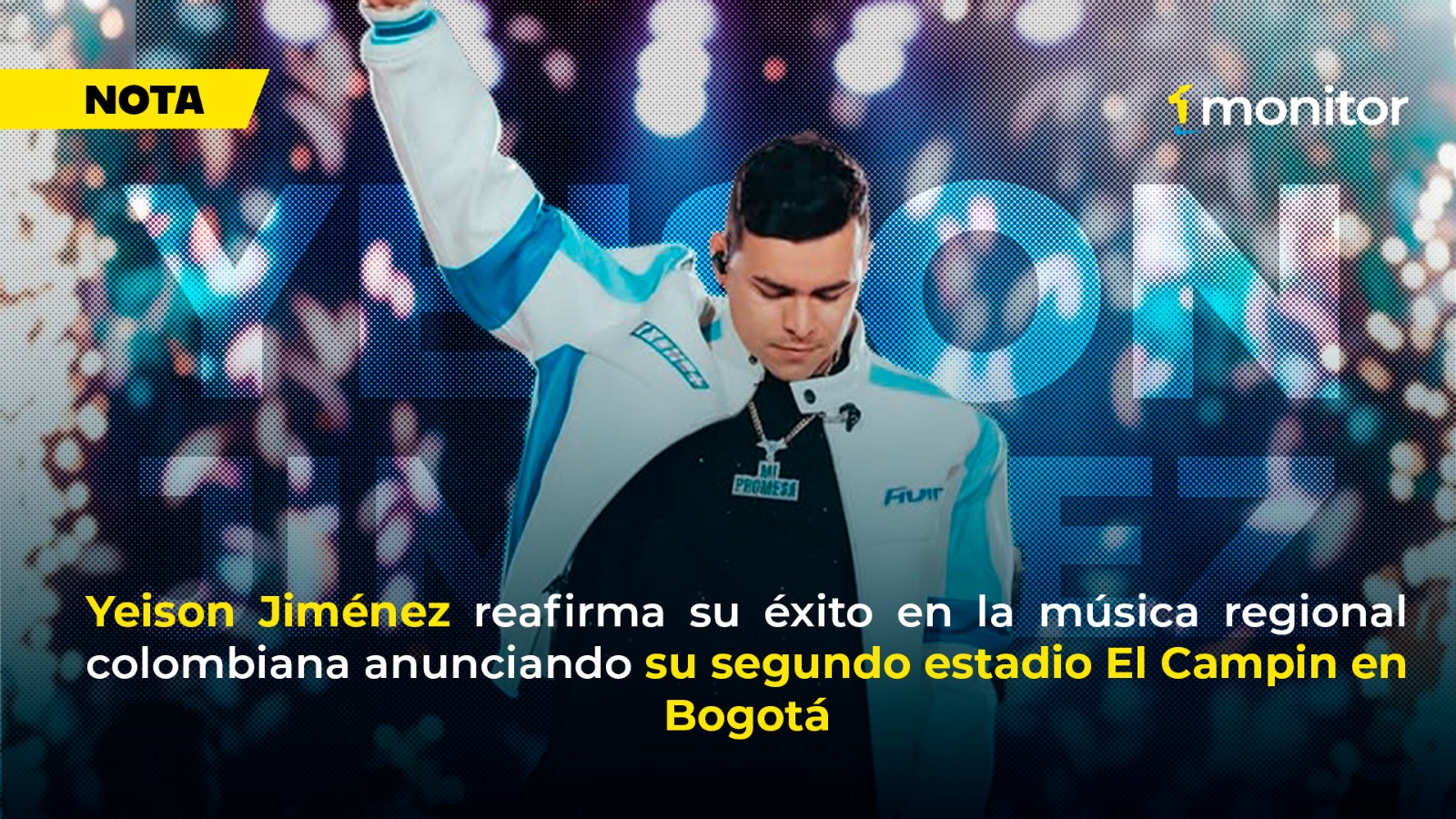 Yeison Jiménez anuncia su segundo Estadio El Campín y consolida un hito histórico para la música regional colombiana