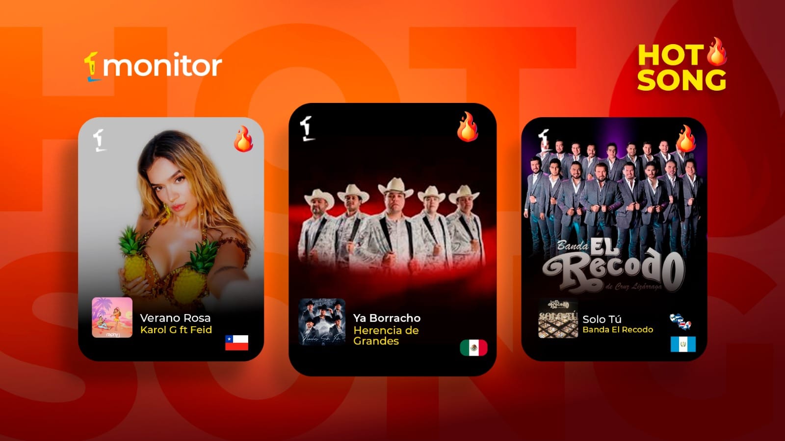 Herencia De Grandes, Karol G y Banda El Recodo conectan generaciones en los HotSongs de la semana
