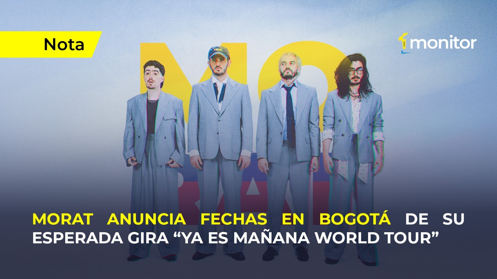 Morat anuncia fechas en Bogotá de su esperada gira “Ya Es Mañana World Tour”