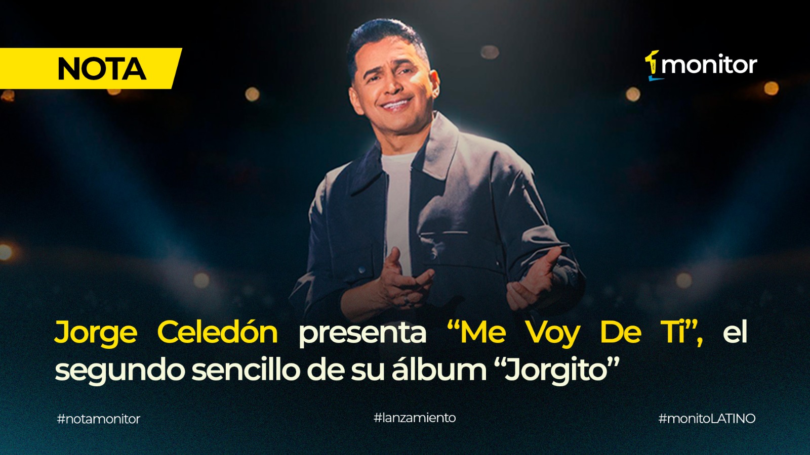 Jorge Celedón presenta “Me Voy De Ti”, el segundo sencillo de su álbum “Jorgito”