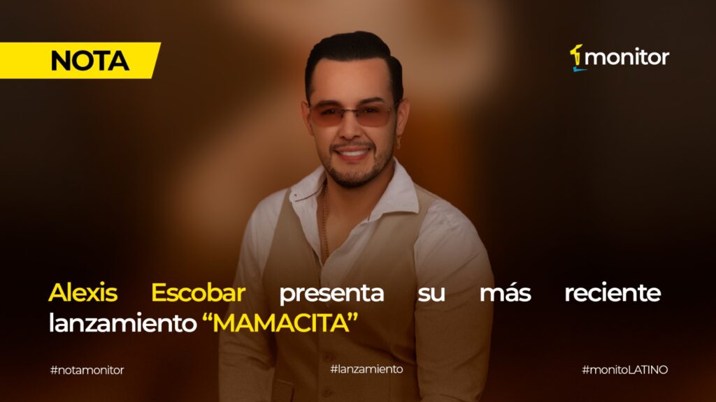 Alexis Escobar en el lanzamiento de MAMACITA
