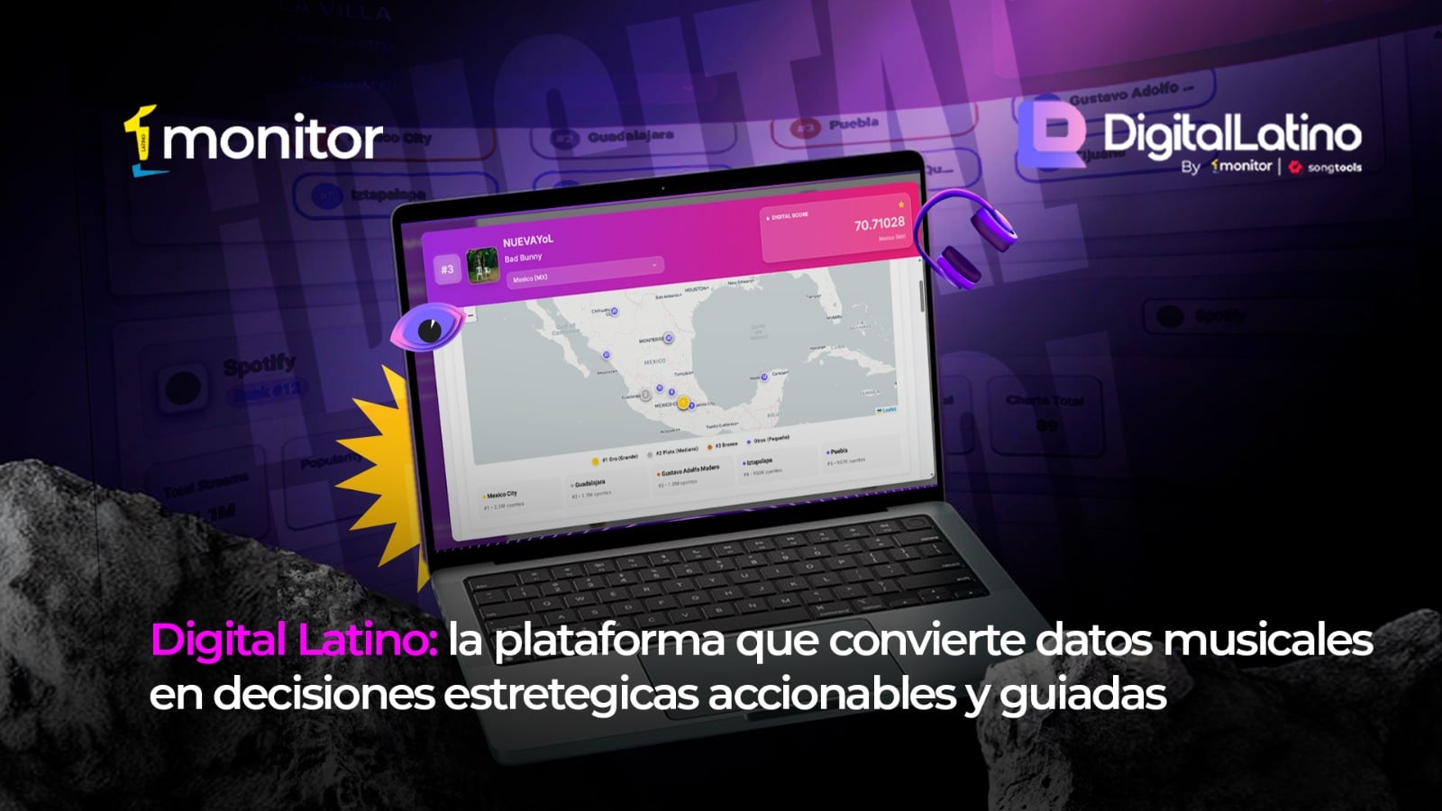 Digital Latino: la plataforma que convierte datos musicales en decisiones estretegicas