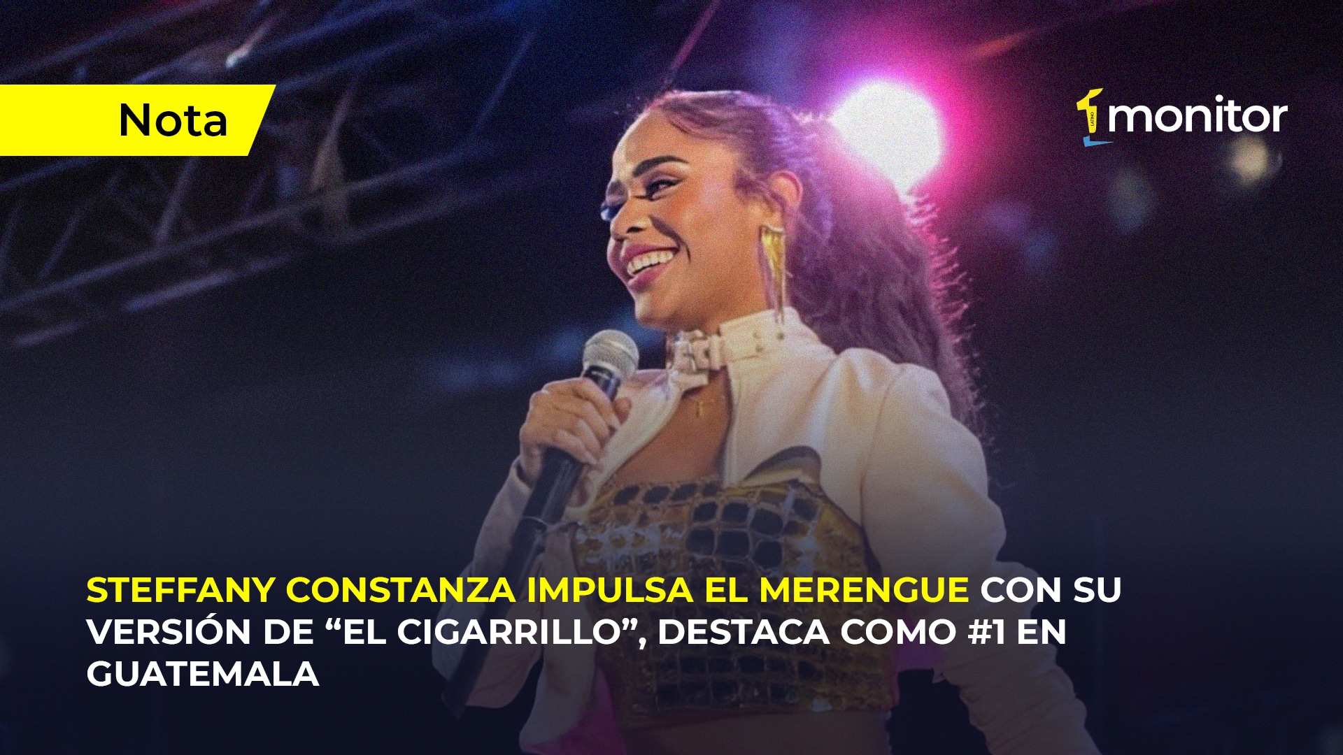 Steffany Constanza impulsa el merengue con su versión de “El Cigarrillo”