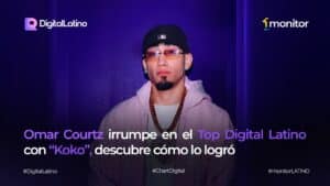 Omar Courtz entra al Top Digital Latino con Koko rompiendo el dominio del ranking