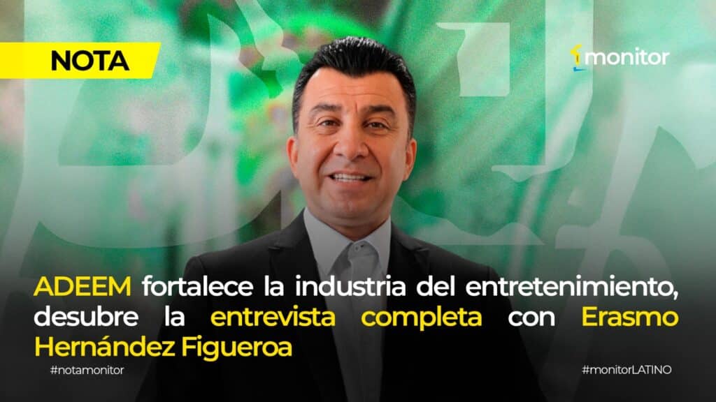 Erasmo Hernández Figueroa presidente de ADEEM hablando sobre la industria del entretenimiento en México