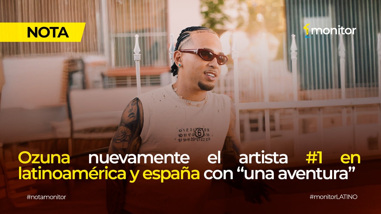 Ozuna nuevamente el artista #1 en Latinoamérica y España con “Una Aventura”