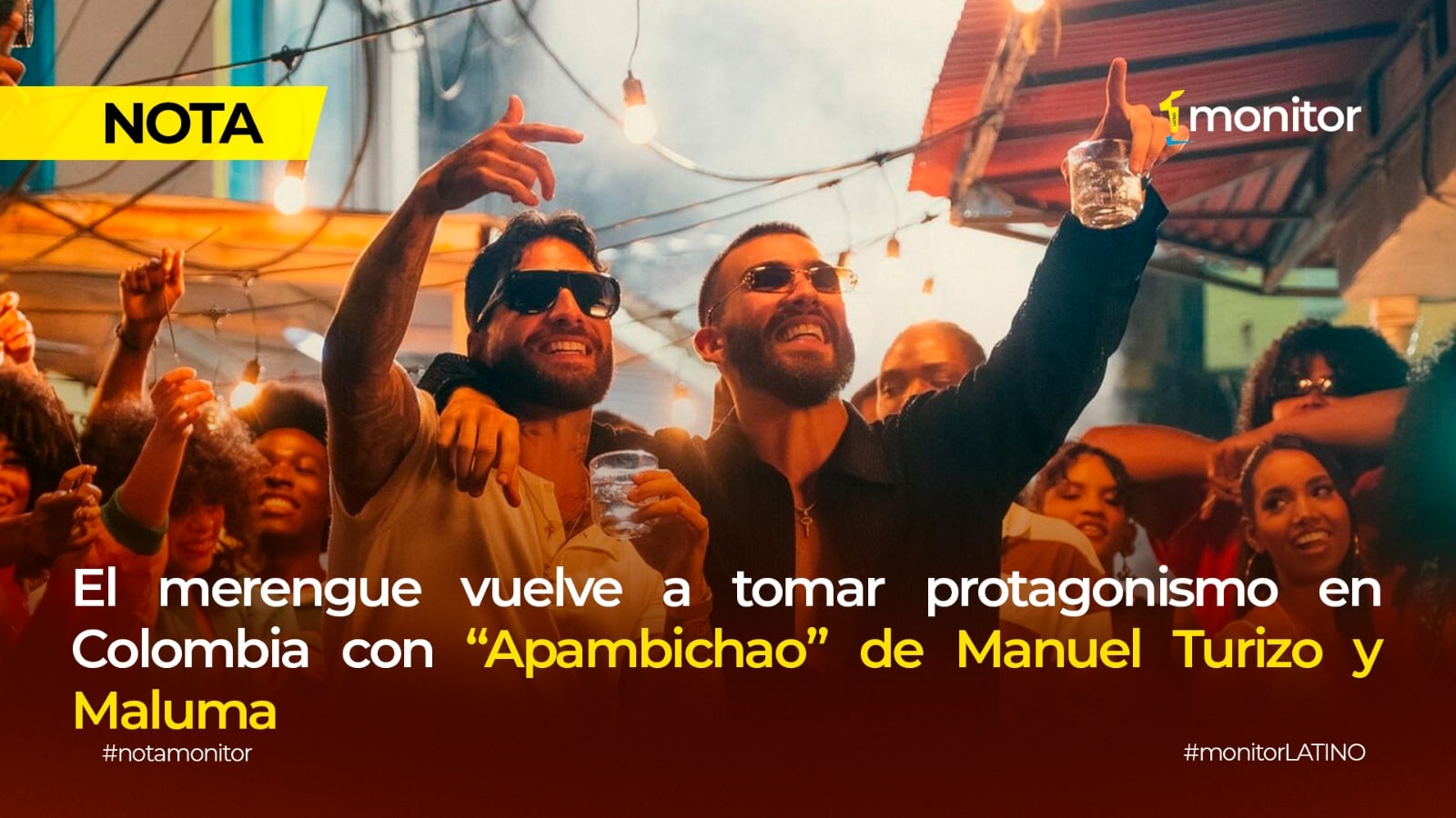 El merengue vuelve a tomar protagonismo en Colombia con “Apambichao” de Manuel Turizo y Maluma