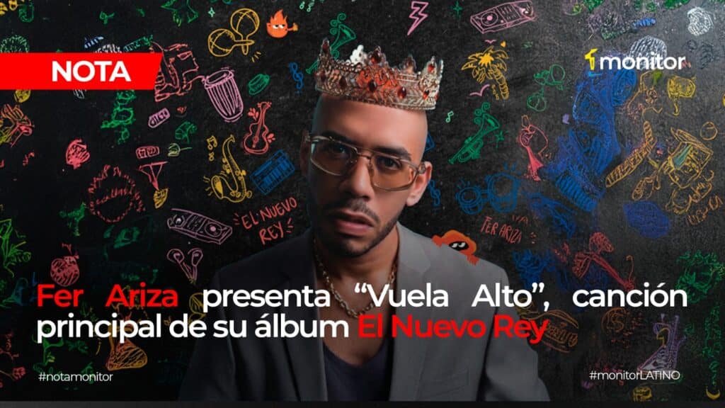 Fer Ariza promocionando su sencillo Vuela Alto, canción principal del álbum El Nuevo Rey.