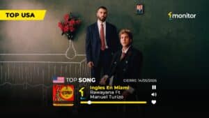 Rawayana y Manuel Turizo celebran el éxito de “Inglés En Miami” tras alcanzar el #1 del Top monitorLATINO USA.