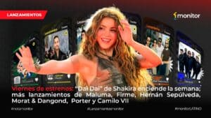 Shakira junto a Maluma y Porter en los nuevos lanzamientos musicales de la semana