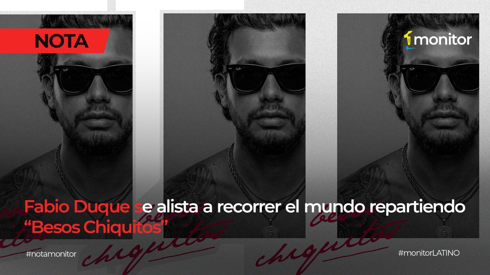 Fabio Duque se alista a recorrer el mundo repartiendo “Besos Chiquitos”
