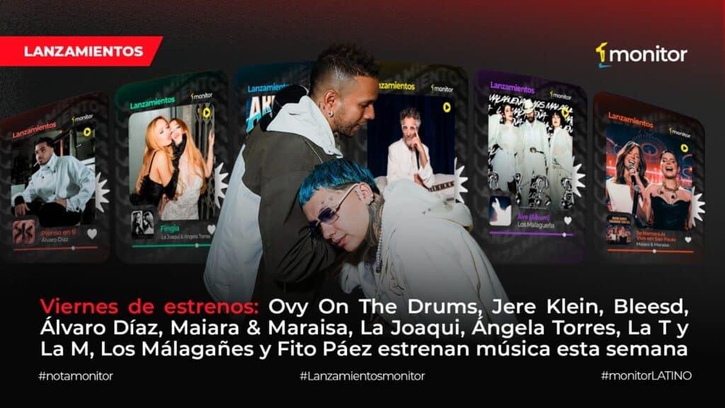 Fito Páez, Los Málagañes, Ovy On The Drums y Álvaro Díaz protagonizan los estrenos musicales de la semana.