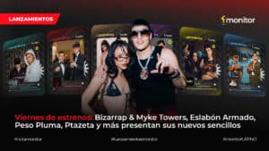 Bizarrap, Myke Towers, Peso Pluma, DANNA y Ptazeta protagonizan los lanzamientos musicales de la semana.