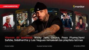 Viernes de estrenos: Nicky Jam, Ozuna, Peso Pluma y Siddhartha destacan esta semana