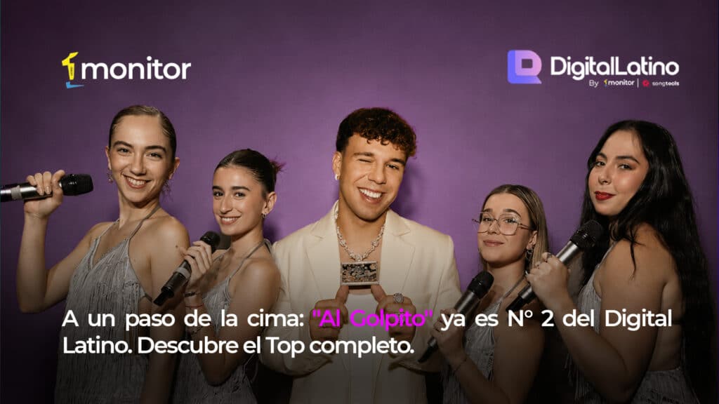 Quevedo y Nueva Línea en el Top 2 del Digital Latino con "Al Golpito"