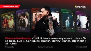 Kris R., De La Rose, Luis R Conriquez, Ha*Ash y Girl Ultra en los estrenos de la semana.