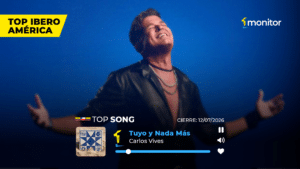 Carlos Vives lidera el Top Iberoamérica Colombia con "Tuyo y Nada Más" junto a los artistas número uno de la semana en Iberoamérica.