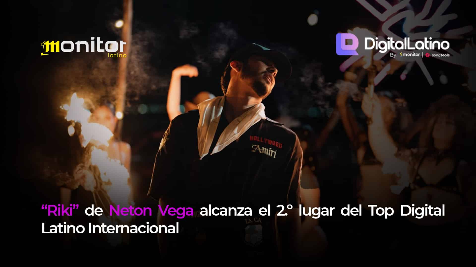 “Riki” de Neton Vega alcanza el 2.º lugar del Top Digital Latino Internacional