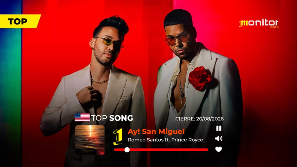 Romeo Santos y Prince Royce conquistan el #1 en USA con “Ay! San Miguel”: bachata, fe y raíces que cruzan fronteras