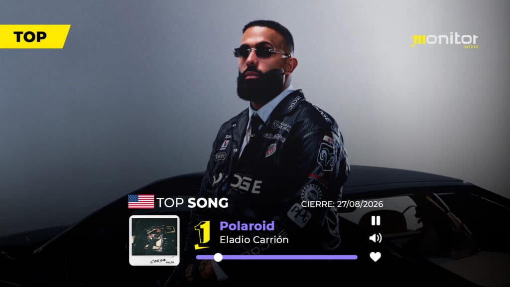 Eladio Carrión conquista el #1 en USA con “Polaroid”: un hit que captura la pasión de la música urbana