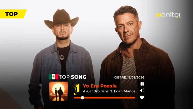 «Yo Era Poesía» de Alejandro Sanz y Edén Muñoz conquista el #1 en México