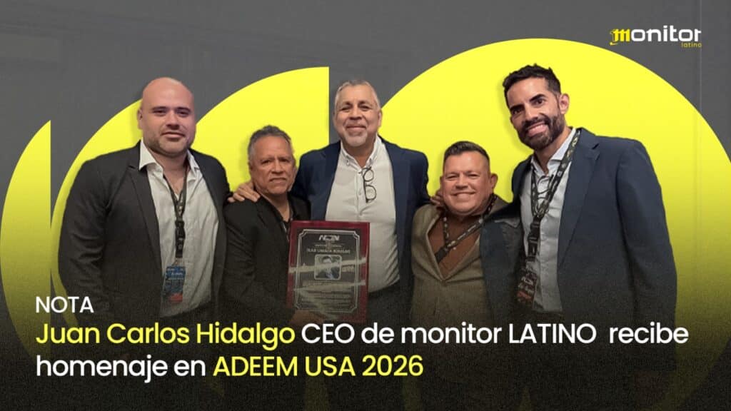 Juan Carlos Hidalgo, CEO de monitorLATINO, recibe homenaje en ADEEM USA 2026