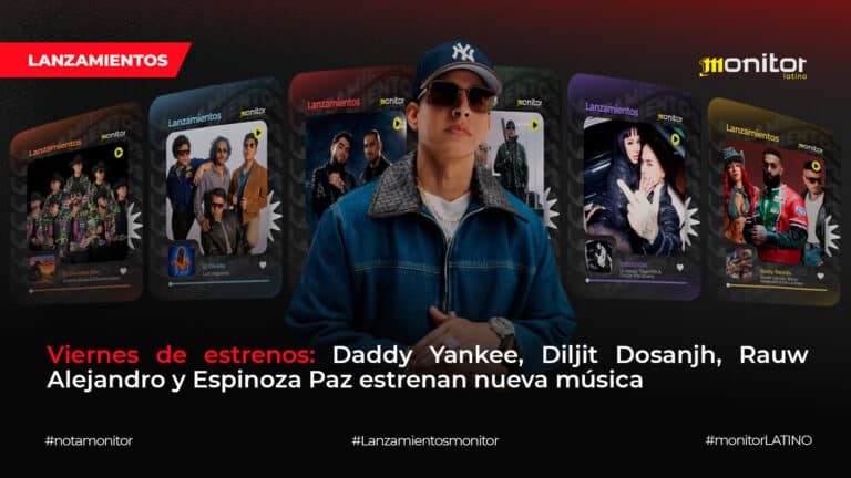 Viernes de lanzamientos: Daddy Yankee, Diljit Dosanjh, Rauw Alejandro y Espinoza Paz estrenan nueva música